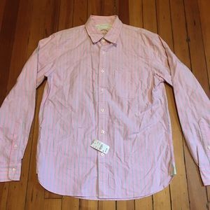 NWT Brooks Brothers M button-down shirt pink